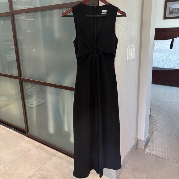 Urban Outfitters O-Ring Cutout Jumpsuit - Black XS - Picture 4 of 10